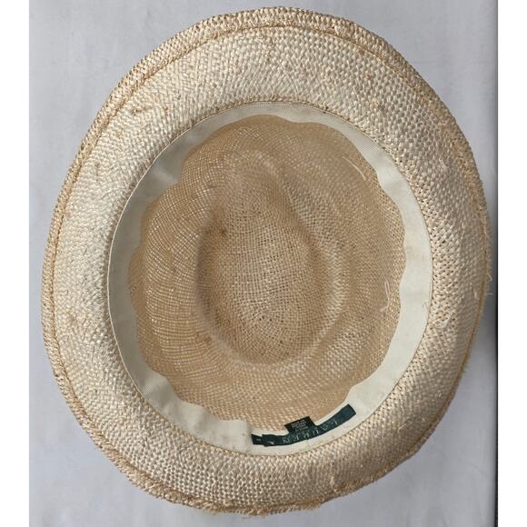 LAUREN RALPH LAUREN WOMEN’S STRAW FEDORA – NATURAL WOVEN STYLE WITH RIBBON BAND main image 12